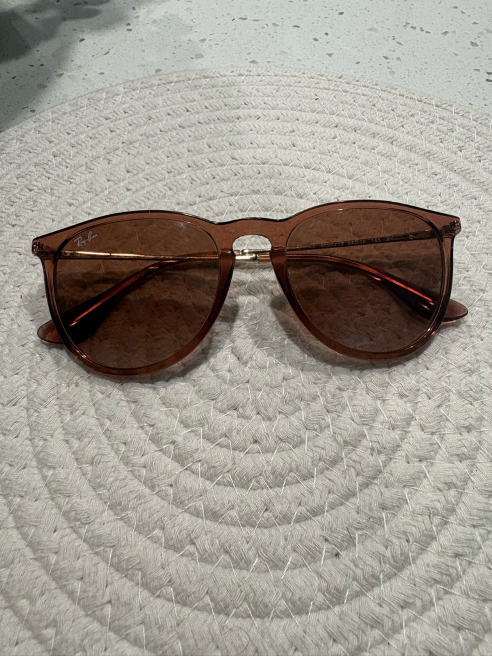Ray-Ban Brown Round Sunglasses